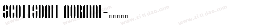 Scottsdale Normal字体转换